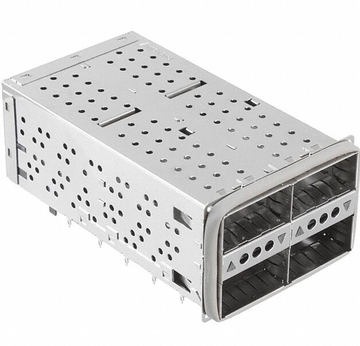 Amphenol U90-B205-4081-100 Compatible LINK-PP 2x2 QSFP+ Cage&Connector Press-Fit Through Hole Right Angle