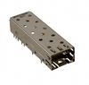 Amphenol U77-A1114-100T Compatible LINK-PP 1x1 SFP Cage Connector Solder Through Hole Right Angle thumb image 1