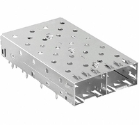 Amphenol U77-A2114-1001 Compatible LINK-PP 1x2 SFP Cage Press Fit Through Hole