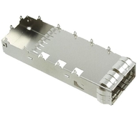 Amphenol 10099114-001LF Compatible LINK-PP 1x1 QSFP+ Cage Connector Press-Fit Through Hole Right Angle