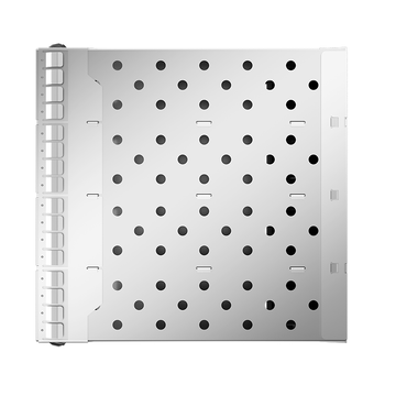 LINK-PP LP24CC01301S REVB SFP28 2x4 قفص وموصل مع أنبوب إضاءة خارجي، زنبرك EMI، صورة إصبع 3