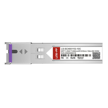 LINK-PP LS-SC49311G-10C 1G SFP BiDi 1490nm-TX/1310nm-RX 10km Simplex SC DOM SMF Optical Transceiver Module image 3
