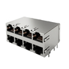 LINK-PP LPJE308CNL RJ45 2x4 Pcb Jack Without Magnetics Transformer Without LEDs thumb image 1