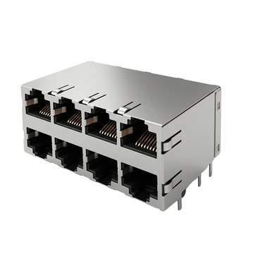 LINK-PP LPJE308CNL RJ45 2x4 Pcb Jack Without Magnetics Transformer Without LEDs