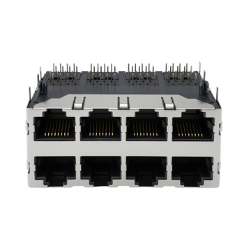 LINK-PP Разъем LPJE308CNL RJ45 2x4 для печатной платы без магнитного трансформатора и светодиодов (изображение 2)
