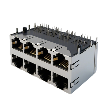 LINK-PP Разъем LPJE308CNL RJ45 2x4 для печатной платы без магнитного трансформатора и светодиодов (изображение 3)