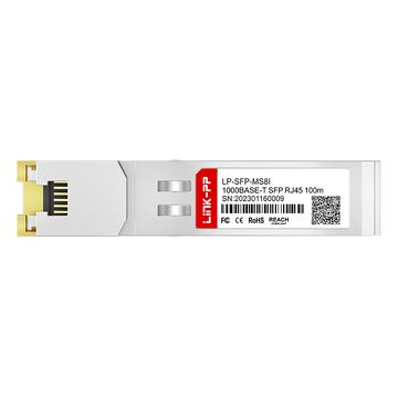 Netgear SFP-GE-TI-compatibel LINK-PP 1000BASE-T SFP koperen 100m RJ-45 transceivermodule (industrieel) afbeelding 3