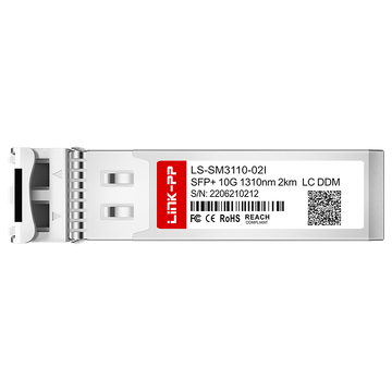 Cisco SFP-10GLRL-31-I Compatible LINK-PP 10G SFP+ 1310nm 2km Duplex LC DOM SMF Optical Transceiver Module (Industrial) image 3