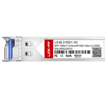 LINK-PP LS-BL315501-10I 155M SFP BiDi 1310nm-TX/1550nm-RX 10km Simplex LC DDM SMF Optical Transceiver Module (Industrial) image 3