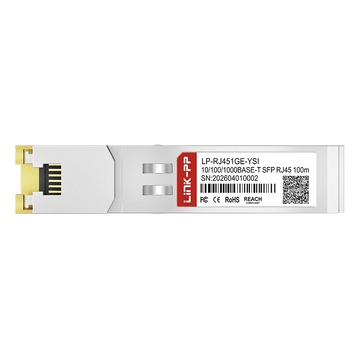 LINK-PP LP-RJ451GE-YSI 10/100/1000BASE-T SFP SGMII 銅線 100m RJ45 トランシーバーモジュール（産業用）画像3