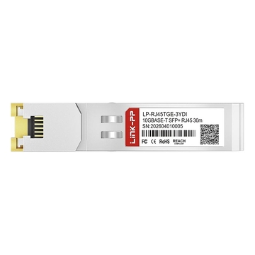 LINK-PP LP-RJ45TGE-3YDI 10GBASE-T SFP+ Kupfer 30m RJ45 Transceiver-Modul (Industrie) Bild 3