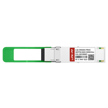 متوافق مع Broadcom QSFP-FR4-200G LINK-PP صورة 3 لوحدة إرسال واستقبال ضوئية أحادية الوضع LC 200G FR4 QSFP56 4 x 50G PAM4 1310nm 2km Duplex LC