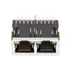 LINK-PP LPJG26820B32NL 1000 Base-T RJ45 1x2 Connector magnetic jacks Tab Down With Green/Green&Yellow Led thumb image 2