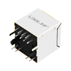 LINK-PP LPJDT06206BANL 2.5G Base-T Vertical RJ45 Jack With Integrated Magnetics Yellow/Green Led thumb image 2