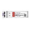 Compatibile con CW-SFP10G40-33 generico LINK-PP Modulo ricetrasmettitore LC SMF duplex 10G SFP+ CWDM 1330nm 40km (immagine in miniatura 3)