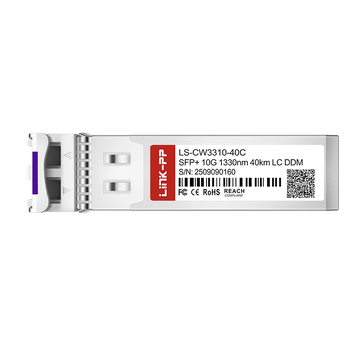Compatibile con Alcatel-Lucent CW-SFP10G40-33 LINK-PP Modulo ricetrasmettitore LC SMF duplex 10G SFP+ CWDM 1330nm 40km 80km (immagine 3)