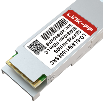 델 QSFP-MBIDI-100G 호환 LINK-PP 40/100G SWDM4 QSFP28 BIDI 듀얼 레이트 4 x 25G NRZ 850/880/910/940nm 100m 듀플렉스 LC MMF 트랜시버 모듈 이미지 5