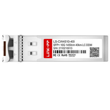 LINK-PP وحدة إرسال واستقبال ضوئية أحادية الوضع LS-CW4510-40I 10G SFP+ CWDM 1450nm 40km Duplex LC SMF (صناعية) - الصورة 3