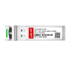 Compatible avec Cisco CWDM-SFP10G-1530-I LINK-PP Image miniature 3 du module émetteur-récepteur LC SMF duplex LC 10G SFP+ CWDM 1530 nm 40 km (industriel)