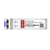 Juniper EX-SFP-10GE-CWZ51 compatibel LINK-PP 10G SFP+ CWDM 1510nm 80km Duplex LC SMF Transceiver Module miniatuurafbeelding 3