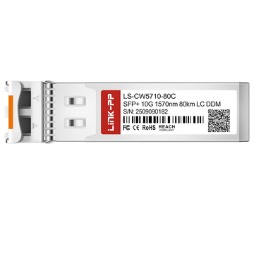 Broadcom CW-SFP10G80-57 Compatible LINK-PP 10G SFP+ CWDM 1570nm 80km Duplex LC SMF Transceiver Module image 3