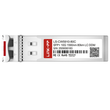 Broadcom CW-SFP10G80-59 Compatible LINK-PP 10G SFP+ CWDM 1590nm 80km Duplex LC SMF Transceiver Module image 3