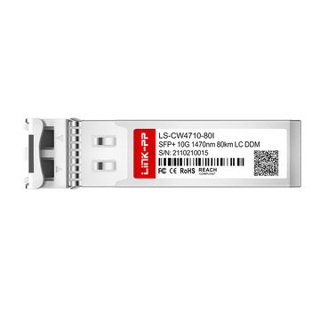 LINK-PP Módulo transceptor óptico LS-CW4710-80I 10G SFP+ CWDM 1470nm 80km Duplex LC SMF (Industrial) imagen 3