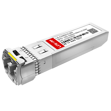 Cisco CWDM-SFP10G-1550-I 호환 LINK-PP 10G SFP+ CWDM 1550nm 80km 듀플렉스 LC SMF 광 트랜시버 모듈(산업용)