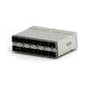 TE 1-2347721-9 zSFP+-aansluiting met kooi, gekoppeld (2x6), EMI-afgeschermd met lichtgeleider (thumbnail)