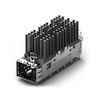 TE 2-2170705-6 ZQSFP+ Gabbia con dissipatore di calore Press-Fit schermato EMI con tubo luminoso immagine miniatura 1