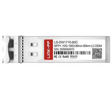 LINK-PP LS-DW1710-80C C17 10G SFP+ DWDM 1563.86nm 100GHz 80km Duplex LC SMF Transceiver Module image 3