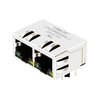 WE 7499121211 Compatible LINK-PP LPJG26906ABNL-2 10/100/1000 Base-T 1x2 Gigabit RJ45 Magjack Tab Down Green/Yellow LED thumb image 1