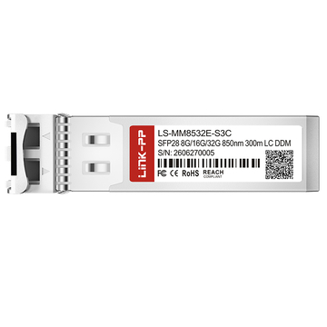 LINK-PP LS-MM8532E-S3C 8G/16G/32G SFP28 850nm 300m デュプレックス LC MMF 光トランシーバーモジュール 画像3