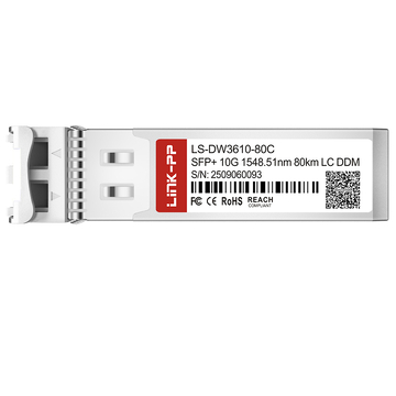 H3C DWDM-SFP10G-48.51-80 Compatible LINK-PP C36 10G SFP+ DWDM 1548.51nm 80km LC DOM SMF Optical Transceiver Module image 3