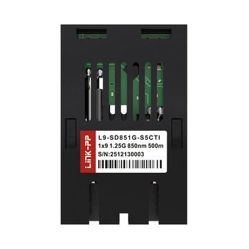 LINK-PP Módulo transceptor óptico L9-SD851G-S5CTI 1×9 1.25 Gbps Dual SC 850 nm 500 m MMF (Industrial) imagen 3