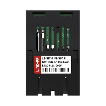 LINK-PP Módulo transceptor óptico L9-SD311G-S5CTI 1×9 1.25 Gbps Dual SC 1310 nm 550 m MMF (Industrial) imagen 3