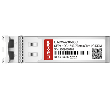MRV SFP-10GDWZR-42 Compatible LINK-PP C42 10G SFP+ DWDM 1543.73nm 80km LC DOM SMF Optical Transceiver Module image 3