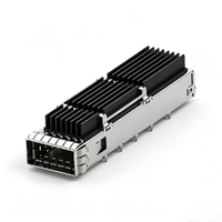 TE 1-2342933-2 QSFP-DD Cage 1X1 With SAN Heat Sink Internal/External EMI Springs