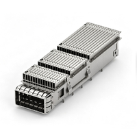TE 1-2361706-2 QSFP-DD 1X1 Cage With Custom Heat Sink Internal/External EMI Springs