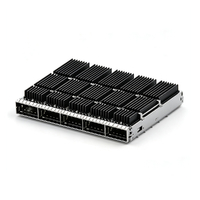 TE 2-2343986-2 QSFP-DD 1X5 Cage With SAN Heat Sink Through Hole Press-Fit