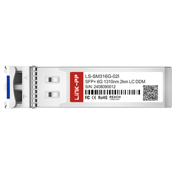 LINK-PP LS-SM316G-02I 6G SFP+ 1310nm 2km Duplex LC DOM SMF Optical Transceiver Module image 3