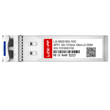 LINK-PP LS-SM316G-10C 6G SFP+ 1310nm 10km Duplex LC DOM SMF Transceiver Module image 3