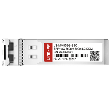 FS FC-SFP-8G-SW Compatible LINK-PP 8G SFP+ 850nm 300m DOM Duplex LC MMF Optical Transceiver Module image 3