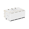 LINK-PP LPJG47041AHNL 1000 Base-T RJ45 2x4 Magnetic Connectors For POE+ Application With Green/Yellow Leds EMI Spring Finger thumb image 2