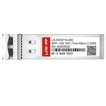 Cisco DWDM-SFP10G-47.72 Compatible LINK-PP C37 10G SFP+ DWDM 1547.71nm 40km Duplex LC DOM SMF Optical Transceiver Module image 3