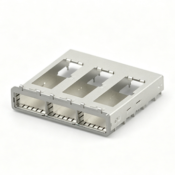 1X3 QSFP Cage