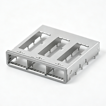 TE 2007474-3 Compatible LINK-PP 1x3 QSFP Cage Elastomeric Gasket