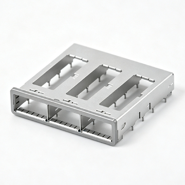 TE 2007474-3 Compatible LINK-PP 1x3 QSFP Cage Elastomeric Gasket