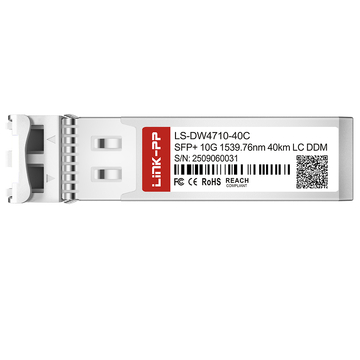 Arista SFP-10G-DW-39.77 Compatible LINK-PP C47 10G SFP+ DWDM 1539.76nm 40km Duplex LC DOM SMF Transceiver Module image 3