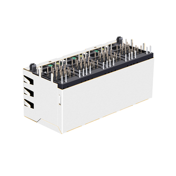 LINK-PP LPJE108-0AGNL RJ45 2x4 Port PCB Jacks Without magnetics transformer With Yellow/Green LED image 2